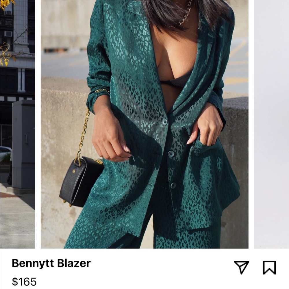 Bennytt Blazer Green from Lspace